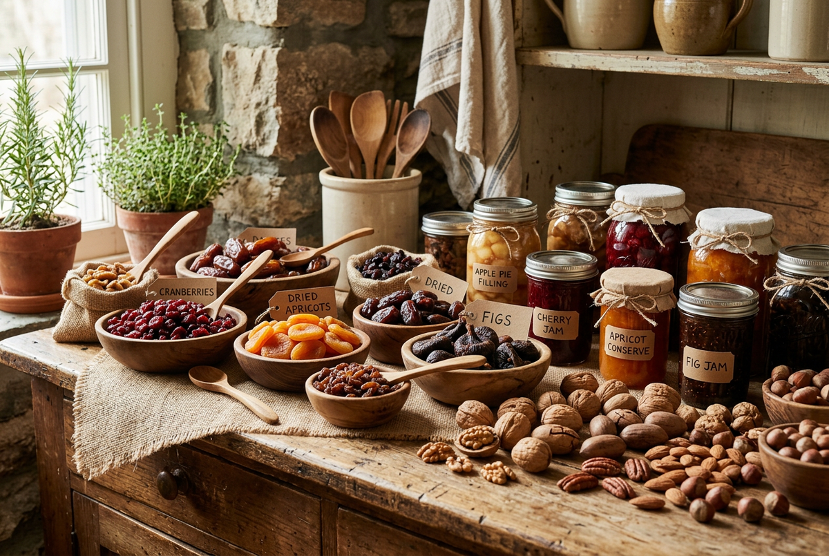 Fruits, Nuts & Fillings