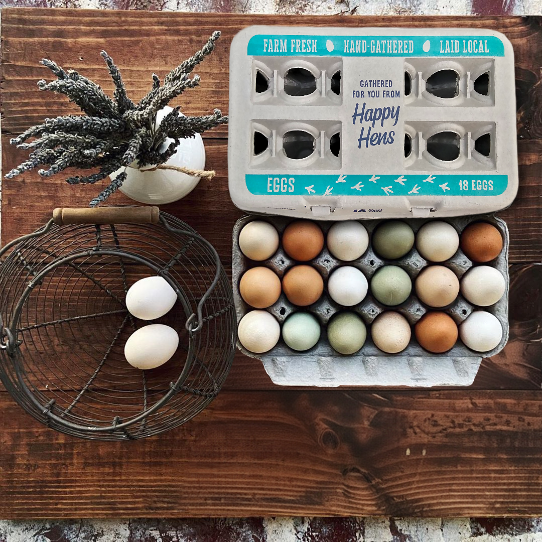 Henlay 18-Pack Egg Cartons for Farm Fresh Eggs – Durable & Reusable Egg Carton, 50 Pack