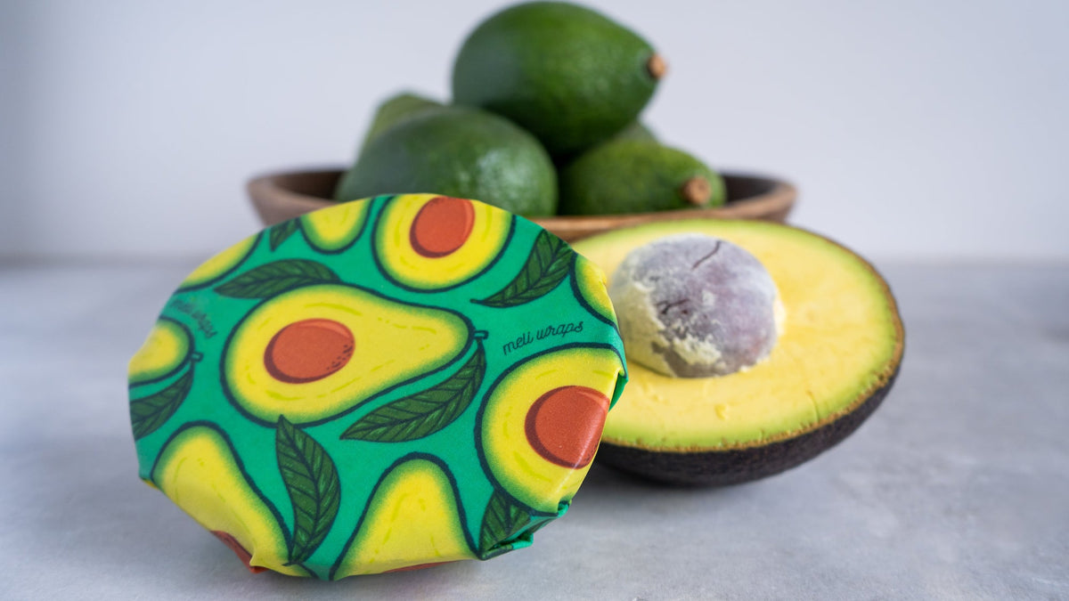 Beeswax Wrap Bulk Roll - Avocado Print