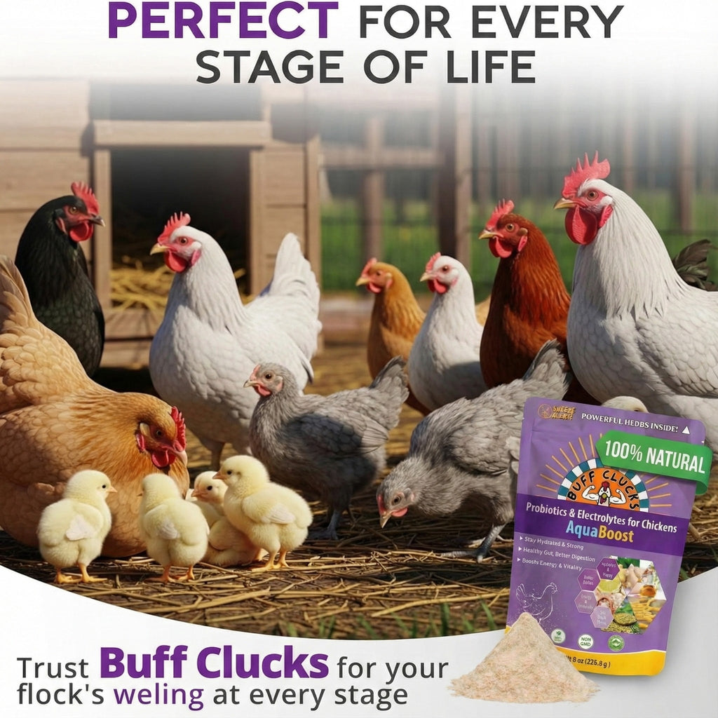 AquaBoost – Electrolytes and Probiotics for Backyard Chickens