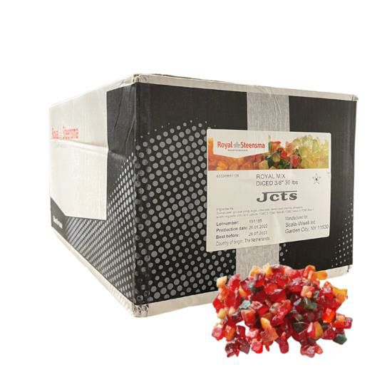 Royal Fruit Mix – Dried Apricot, Apple, Peach, Pear & Prune, 30 lb